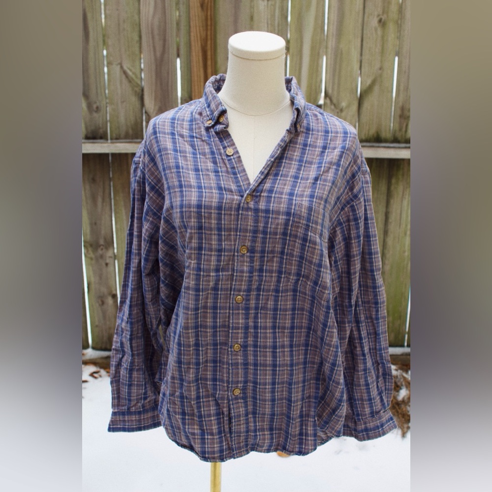 Men’s Vintage Flannel Button Down